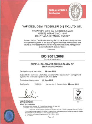 ISO 9001-2008 TR003375-1